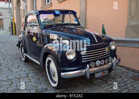 Fiat Topolino, 1948, oldtimer, Volkach, bassa Franconia, Baviera, Germania Foto Stock