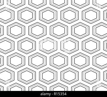 Vector seamless disegno geometrico. Classico Cinese antico ornamento Illustrazione Vettoriale