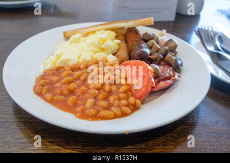 Prima colazione inglese tradizionale Foto Stock