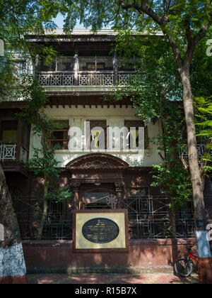 Mani Bhavan - Mahatma Gandhi Residence a Mumbai 1917-1934, Gandhi Museum & Library, Mumbai, Maharashtra, India Foto Stock