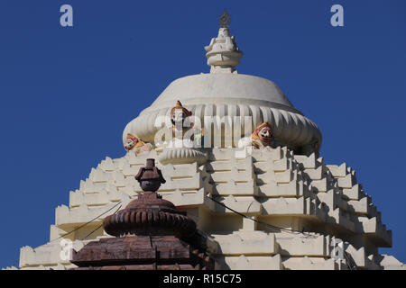 Shree Jagannatha tempio di Puri è un importante tempio indù dedicato al Signore Jagannatha situato sulla costa orientale dell'India nello stato di Odisha Foto Stock