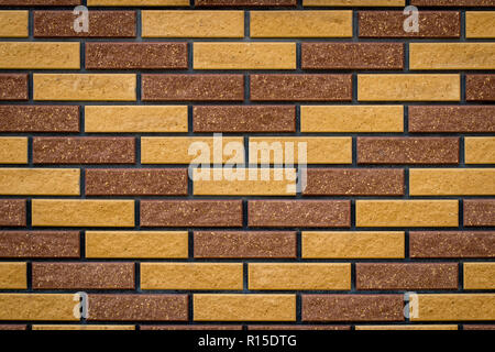 Rosso vecchio muro di mattoni texture di sfondo, vicino. Foto Stock