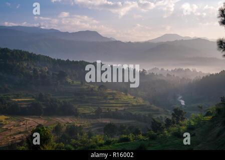 Fattoria in Bageswar, Uttrakhand, India Foto Stock