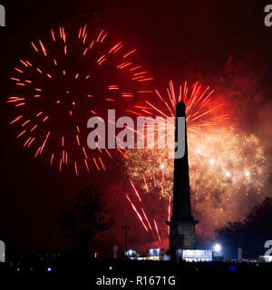 Glasgow Green opere antincendio Foto Stock