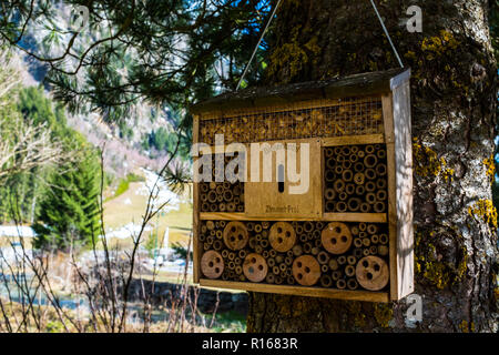 Bee hotel, camere libere Foto Stock