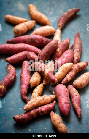 Colorate di patate dolci Foto Stock