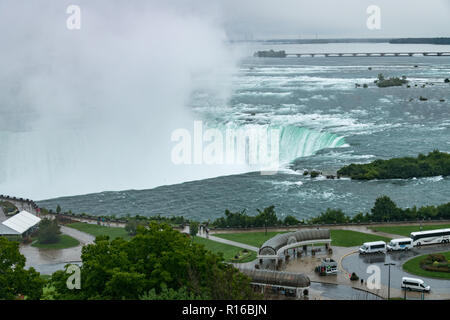 Canadian Niagara Falls dal lato canadese, Ontario, Canada Foto Stock