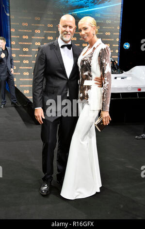 Rainer Schaller e Christiane Schikorsky frequentando il ventesimo GQ Uomini del premio di anno in Komische Oper il 8 novembre 2018 a Berlino, Germania. Foto Stock