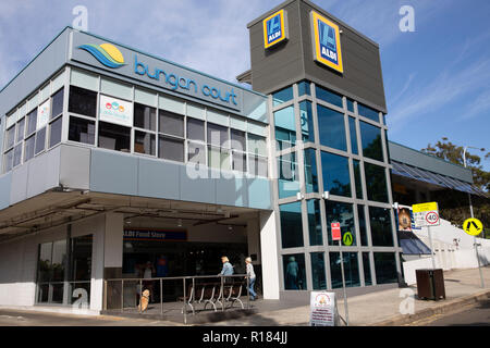 Supermercato Aldi in Mona Vale a nord di Sydney, Australia Foto Stock