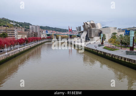Bilbao, Museo Guggenheim, Euskadi Pais Vasco, Spagna Foto Stock