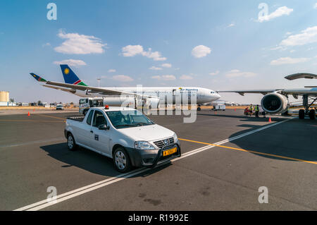 Aeroporto di Windhoek, Osea Kutako International Airport, Namibia Foto Stock