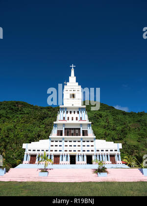 San Pietro Chanel Chiesa cattolica in poi, isola di Futuna, territorio francese di Wallis e Futuna. Foto Stock