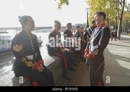 Londra, Regno Unito. Decimo Nov, 2018. La processione per il signore sindaco di spettacolo segna il giuramento del neo eletto sindaco di Londra. Questo anno è Pietro Estlin che diventa la 691st Lord Mayor Credit: a Vista/fotografica Alamy Live News Foto Stock