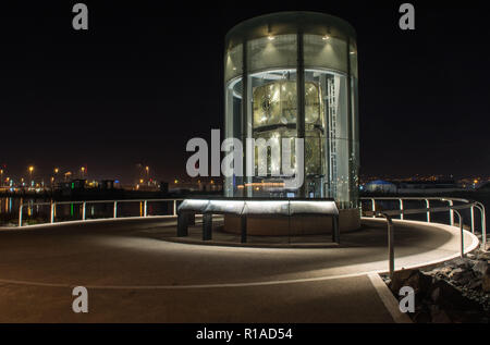 La grande luce Titanic Quarter East Belfast Irlanda del Nord Foto Stock