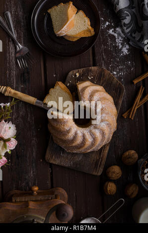 Pane scimmia cibo fotografia, una delizia torta dolce Foto Stock