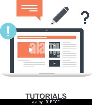 Icona esercitazioni concept Illustrazione Vettoriale