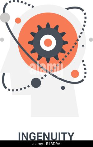 Icona di ingenuità di concetto Illustrazione Vettoriale