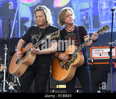 MIRAMAR FL - novembre 10: Nelson eseguire durante il Rock Fest 80s al Miramar Parco Regionale anfiteatro su Novembre 10, 2018 a Miramar, Florida. Credito: mpi04/MediaPunch Foto Stock