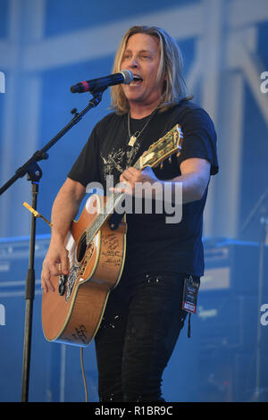 MIRAMAR FL - novembre 10: Nelson eseguire durante il Rock Fest 80s al Miramar Parco Regionale anfiteatro su Novembre 10, 2018 a Miramar, Florida. Credito: mpi04/MediaPunch Foto Stock