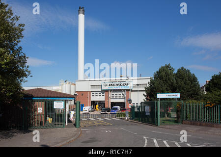 Dunlop pneumatici aeromobili fabbrica, Birmingham Foto Stock