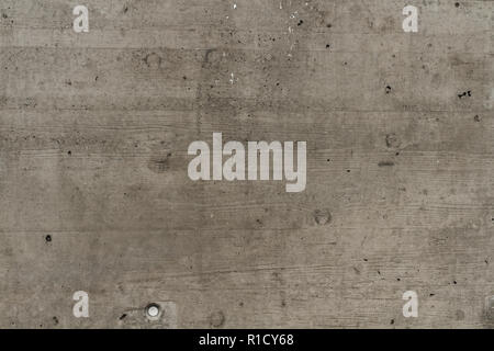 Una perfetta consistenza di calcestruzzo di colore grigio Foto Stock