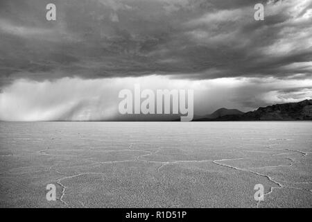 Bonneville saline, Utah, Stati Uniti d'America Foto Stock