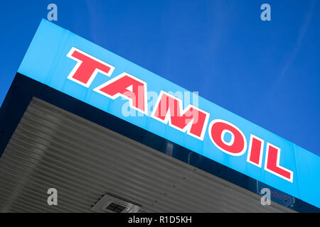 Tamoil segno alla stazione di gas. Foto Stock