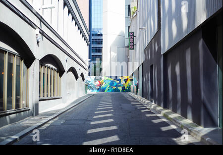 Città lane modo in Melbourne, Victoria, Australia. Foto Stock