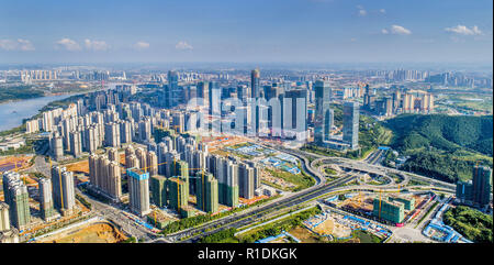 Nanning, Nanning, Cina. Xii Nov, 2018. Nanning, CINA-fotografia aerea di Wuxiang nuovo Distretto in Nanning, southwest ChinaÃ¢â'¬â"¢s nel Guangxi. Credito: SIPA Asia/ZUMA filo/Alamy Live News Foto Stock