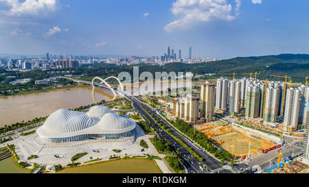 Nanning, Nanning, Cina. Xii Nov, 2018. Nanning, CINA-fotografia aerea di Wuxiang nuovo Distretto in Nanning, southwest ChinaÃ¢â'¬â"¢s nel Guangxi. Credito: SIPA Asia/ZUMA filo/Alamy Live News Foto Stock