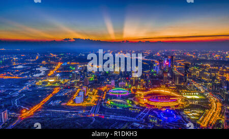 Nanning, Nanning, Cina. Xii Nov, 2018. Nanning, CINA-fotografia aerea di Wuxiang nuovo Distretto in Nanning, southwest ChinaÃ¢â'¬â"¢s nel Guangxi. Credito: SIPA Asia/ZUMA filo/Alamy Live News Foto Stock