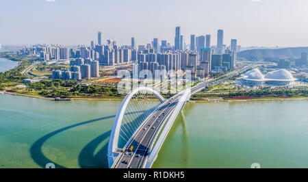 Nanning, Nanning, Cina. Xii Nov, 2018. Nanning, CINA-fotografia aerea di Wuxiang nuovo Distretto in Nanning, southwest ChinaÃ¢â'¬â"¢s nel Guangxi. Credito: SIPA Asia/ZUMA filo/Alamy Live News Foto Stock