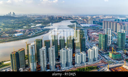 Nanning, Nanning, Cina. Xii Nov, 2018. Nanning, CINA-fotografia aerea di Wuxiang nuovo Distretto in Nanning, southwest ChinaÃ¢â'¬â"¢s nel Guangxi. Credito: SIPA Asia/ZUMA filo/Alamy Live News Foto Stock