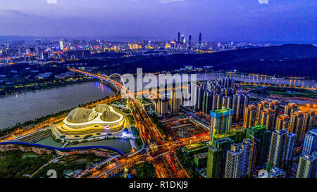 Nanning, Nanning, Cina. Xii Nov, 2018. Nanning, CINA-fotografia aerea di Wuxiang nuovo Distretto in Nanning, southwest ChinaÃ¢â'¬â"¢s nel Guangxi. Credito: SIPA Asia/ZUMA filo/Alamy Live News Foto Stock