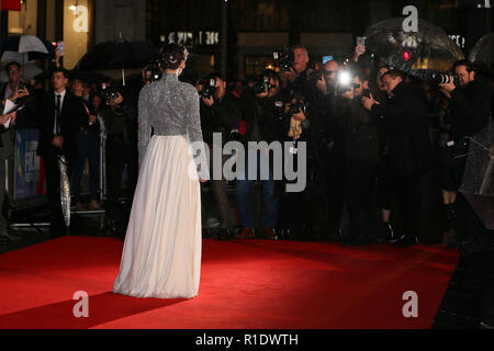 Sessantaduesima BFI London Film Festival - 'Colette' - Premiere con: Keira Knightley dove: Londra, Regno Unito quando: 11 Ott 2018 Credit: Mario Mitsis/WENN.com Foto Stock