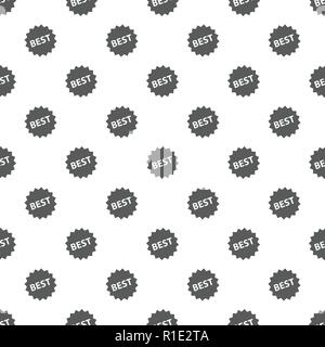 Miglior segno pattern seamless. Ripetere illustrazione del miglior segno configurazione geometrica del vettore per qualsiasi web design Illustrazione Vettoriale