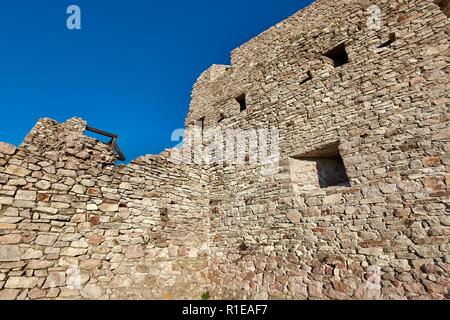 Mura del castello Foto Stock