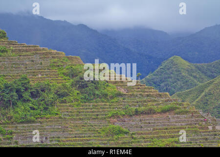 Batad è un remoto villaggio di circa 1500 persone nella provincia di Ifugao. Ha detto di essere a casa per il migliore e il più ben conservato terrazze di riso Foto Stock