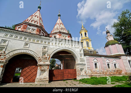 Rizopolozhensky ('Deposition del manto") monastero, Suzdal, Russia Foto Stock