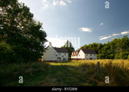 Lo sviluppo urbano con eco communal area di gioco Foto Stock