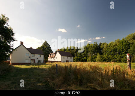 Lo sviluppo urbano con eco communal area di gioco Foto Stock