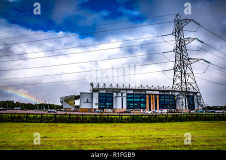 FALKIRK, Scozia - 10 settembre 2017: Falkirk Stadium, Scotland, Regno Unito. Foto Stock