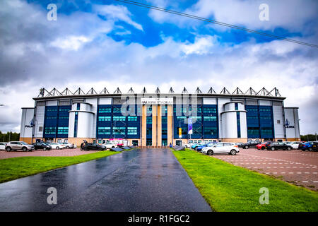 FALKIRK, Scozia - 10 settembre 2017: Falkirk Stadium, Scotland, Regno Unito. Foto Stock