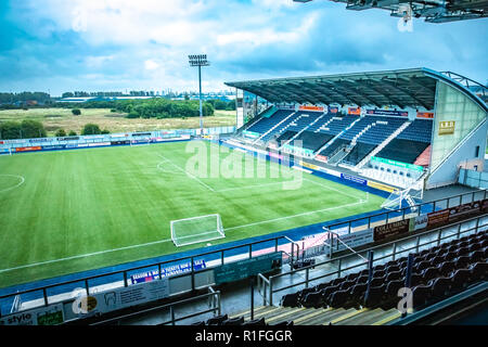 FALKIRK, Scozia - 10 settembre 2017: Falkirk Stadium, Scotland, Regno Unito. Foto Stock