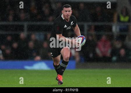 Ryan Crotty Nuova Zelanda Ru Inghilterra V Nuova Zelanda, Autunno intenzionali Twickenham, Londra, Inghilterra 10 novembre 2018 Credit: Allstar Picture Library/Alamy Live News Foto Stock