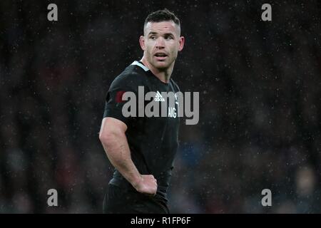 Ryan Crotty Nuova Zelanda Ru Inghilterra V Nuova Zelanda, Autunno intenzionali Twickenham, Londra, Inghilterra 10 novembre 2018 Credit: Allstar Picture Library/Alamy Live News Foto Stock