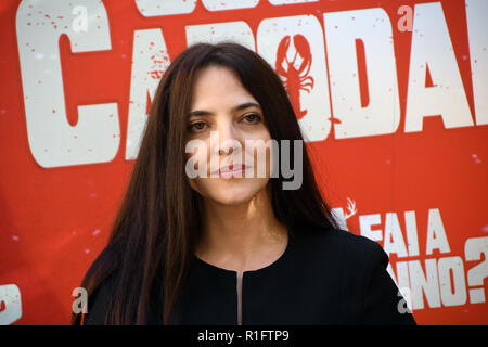 Roma Italia 12 Nov 2018 - Palazzo Dama Hotel - Presentazione film COSA FAI UN CAPOODANNO? Arianna Ninchi nel ruolo di Laura Credito: Giuseppe Andidero Credito: Giuseppe Andidero/Alamy Live News Foto Stock