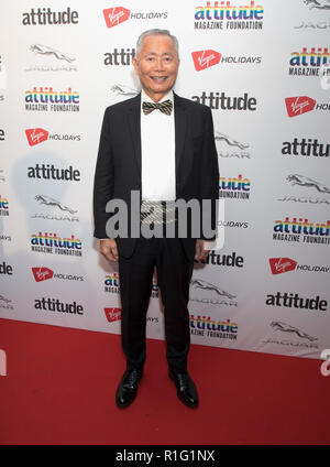 L'atteggiamento Awards 2018 - Arrivi con: George Takei dove: Londra, Regno Unito quando: 11 Ott 2018 Credit: WENN.com Foto Stock