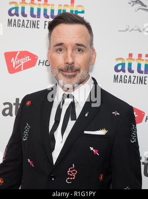 L'atteggiamento Awards 2018 - Arrivi con: David arredare dove: Londra, Regno Unito quando: 11 Ott 2018 Credit: WENN.com Foto Stock