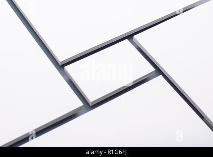Semplice business card e carta intestata design mockup Foto Stock